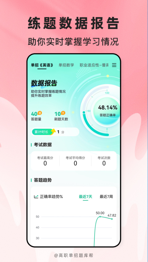 精彩截图-高职单招题库帮2026官方新版