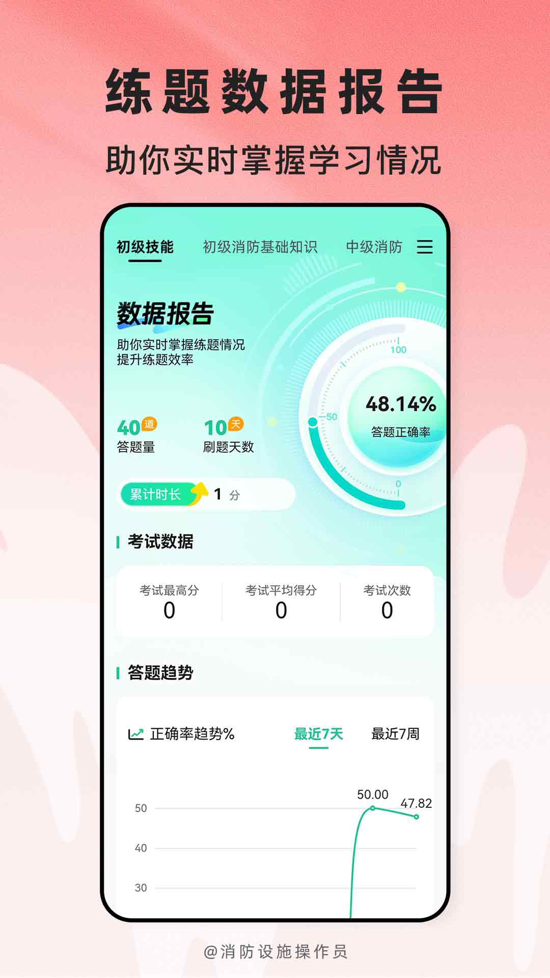 精彩截图-消防设施操作员题库帮2026官方新版