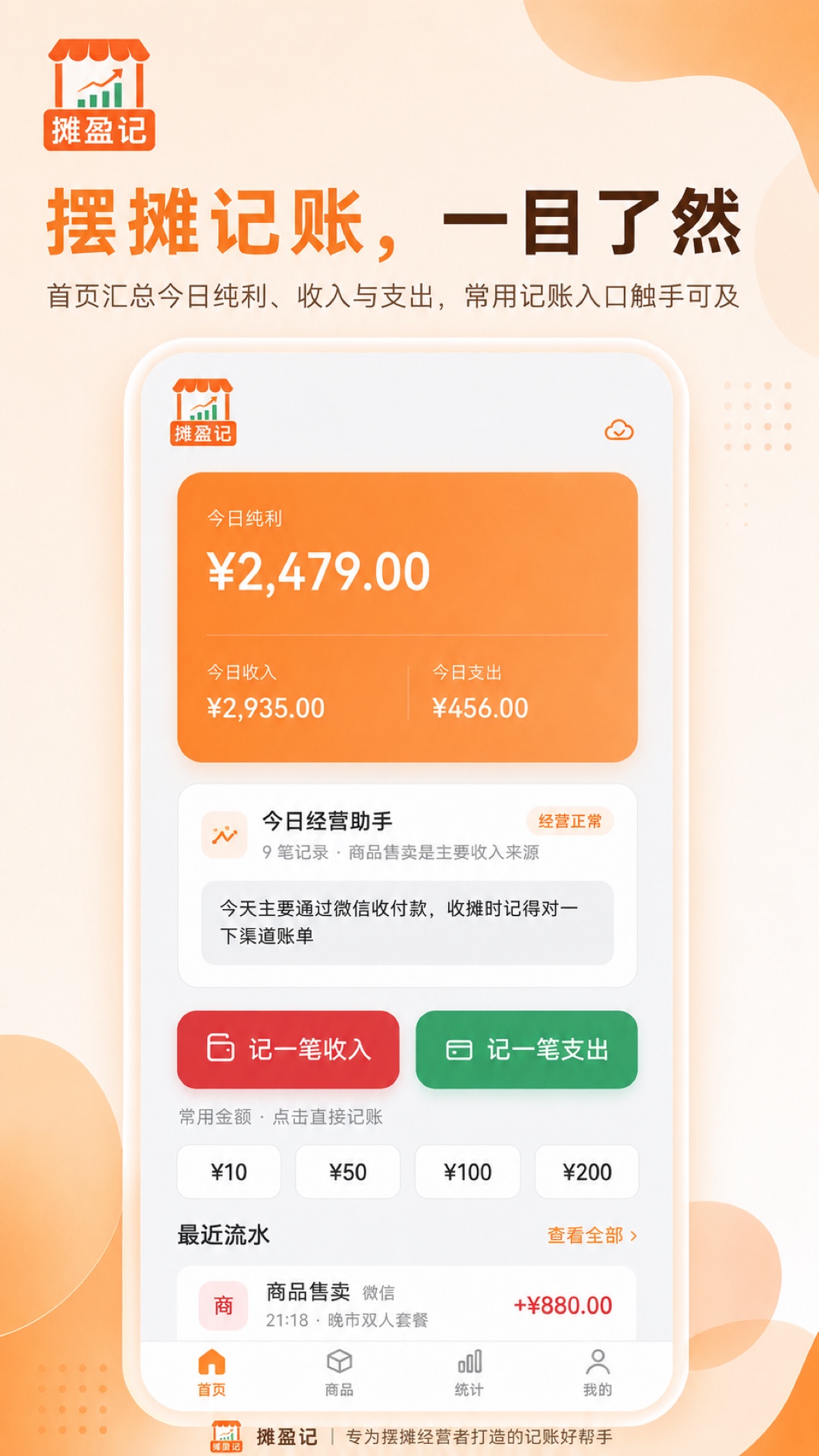 精彩截图-摊盈记2026官方新版