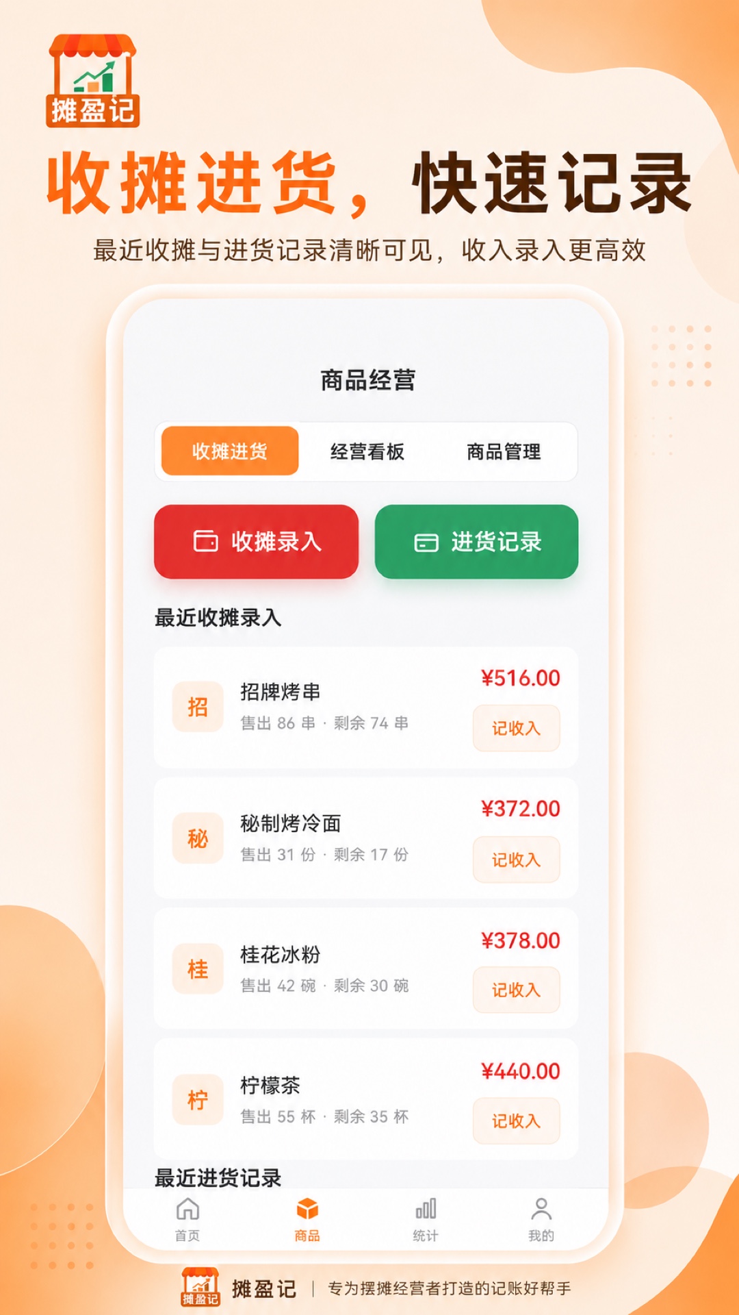 精彩截图-摊盈记2026官方新版