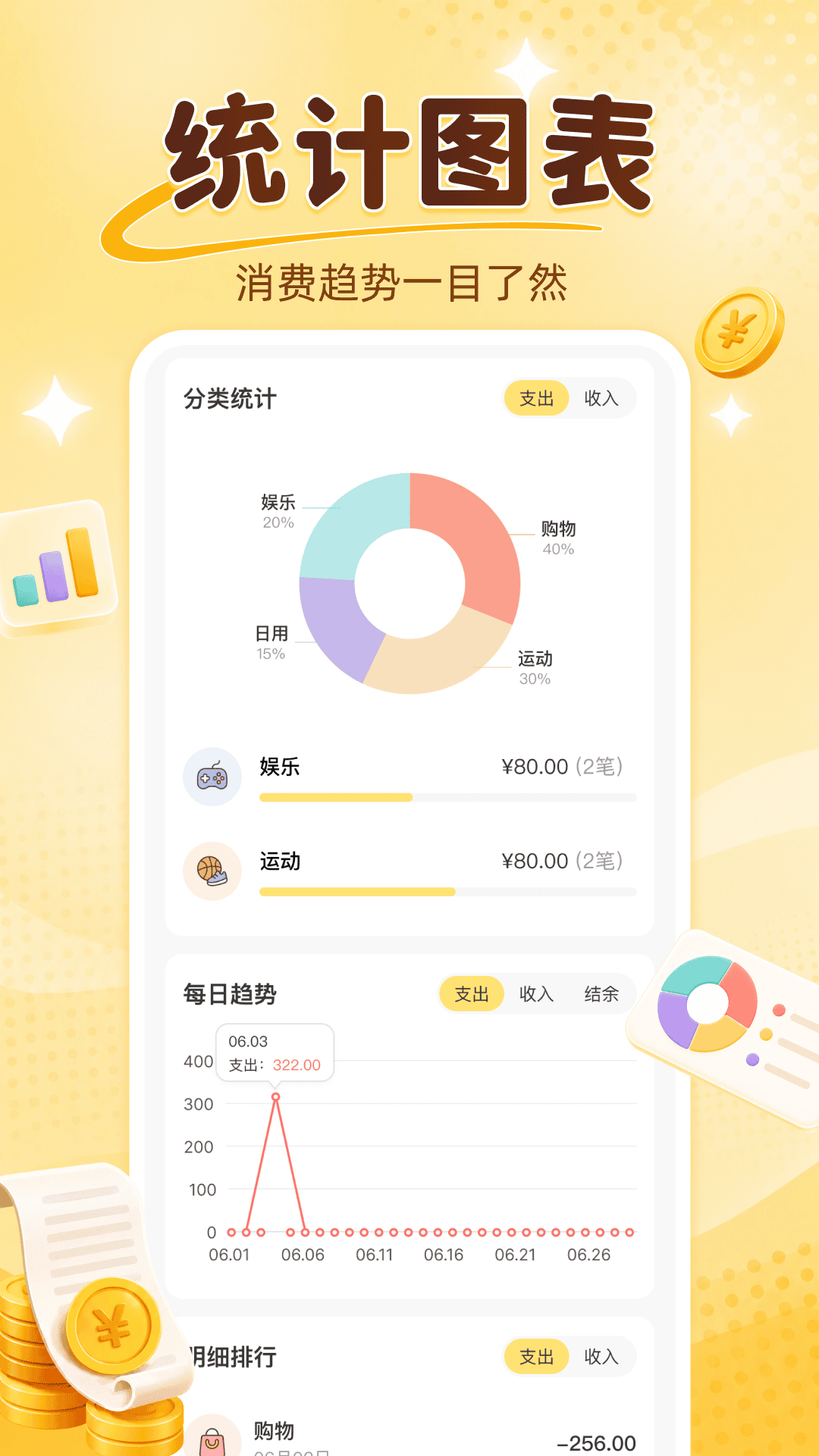 精彩截图-悟空记账2026官方新版