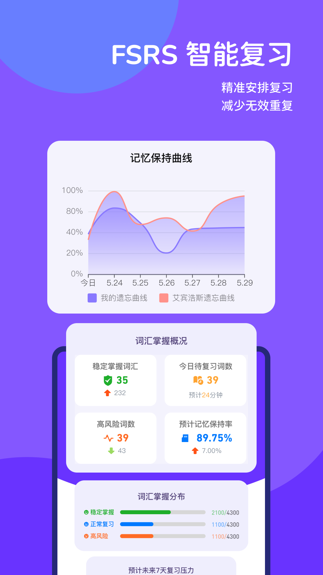 精彩截图-闪背单词2026官方新版