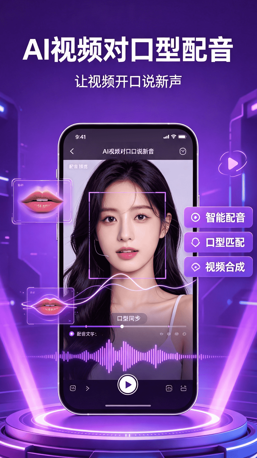 精彩截图-AI视频对口型配音2026官方新版