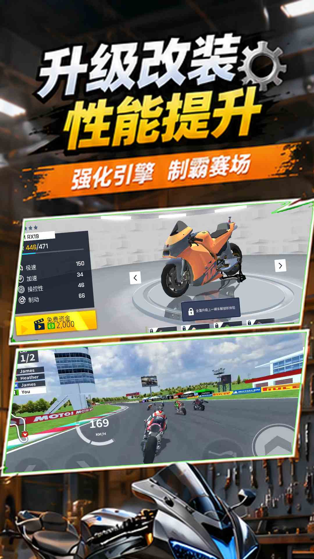 摩托交通比赛 截图 4