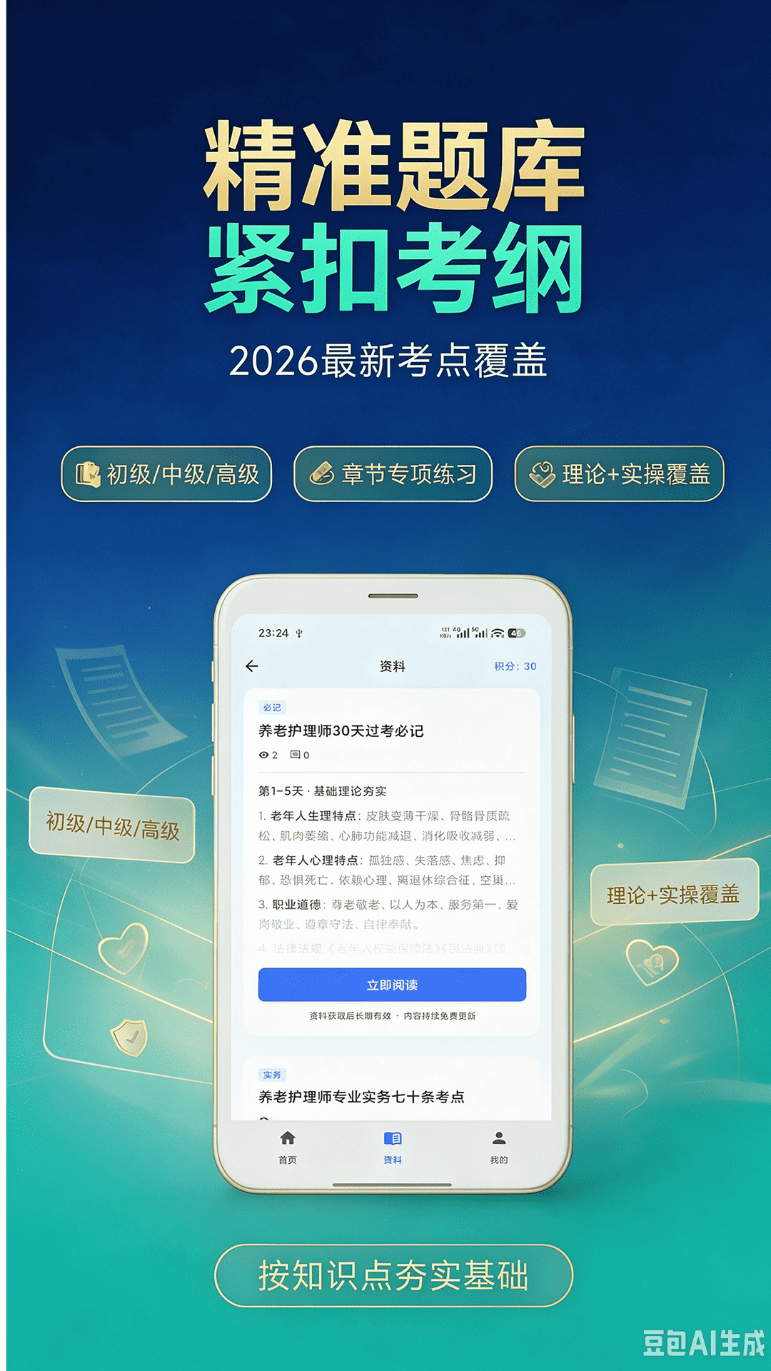 精彩截图-养老服务师题库2026官方新版
