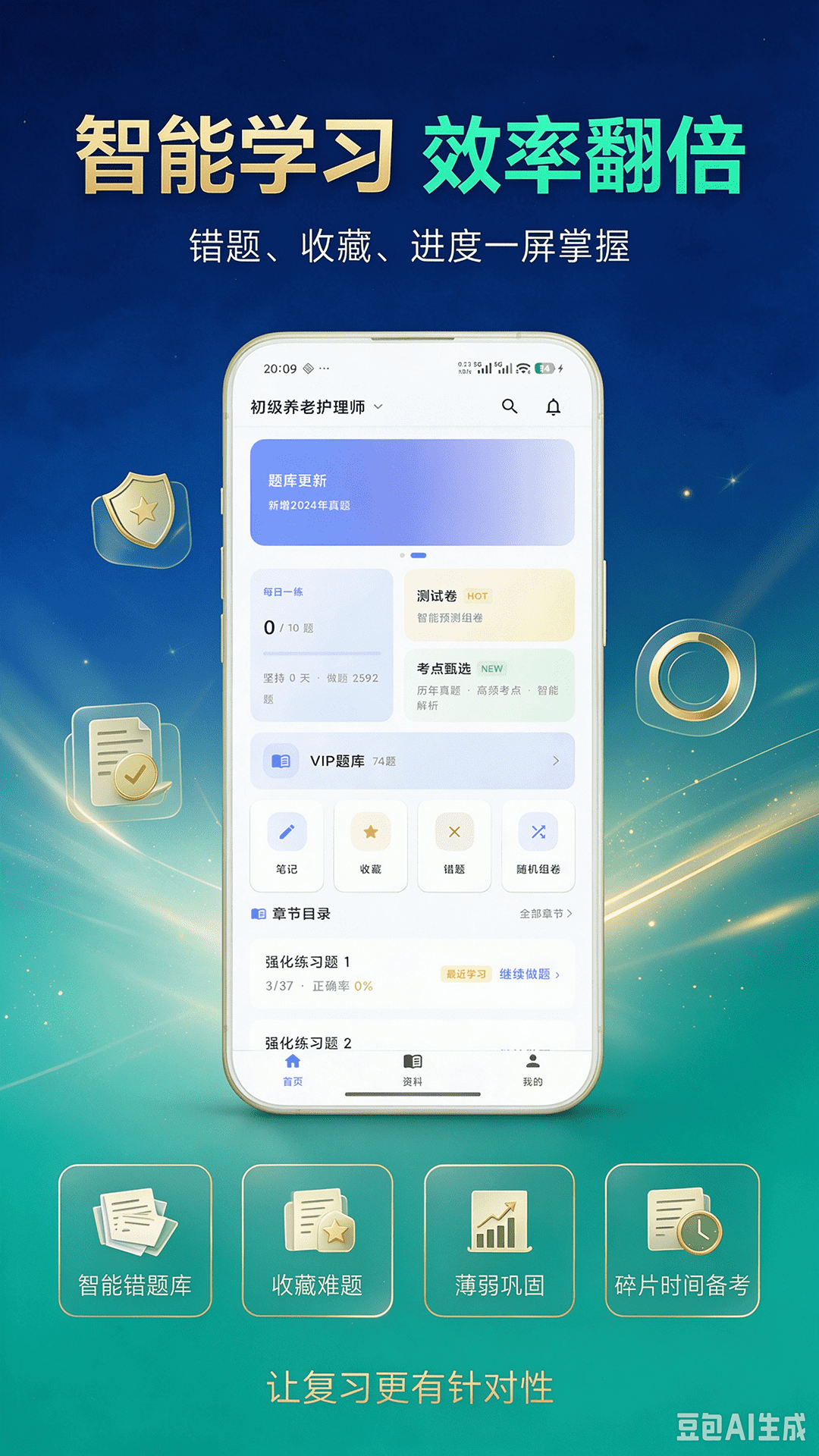 精彩截图-养老服务师题库2026官方新版