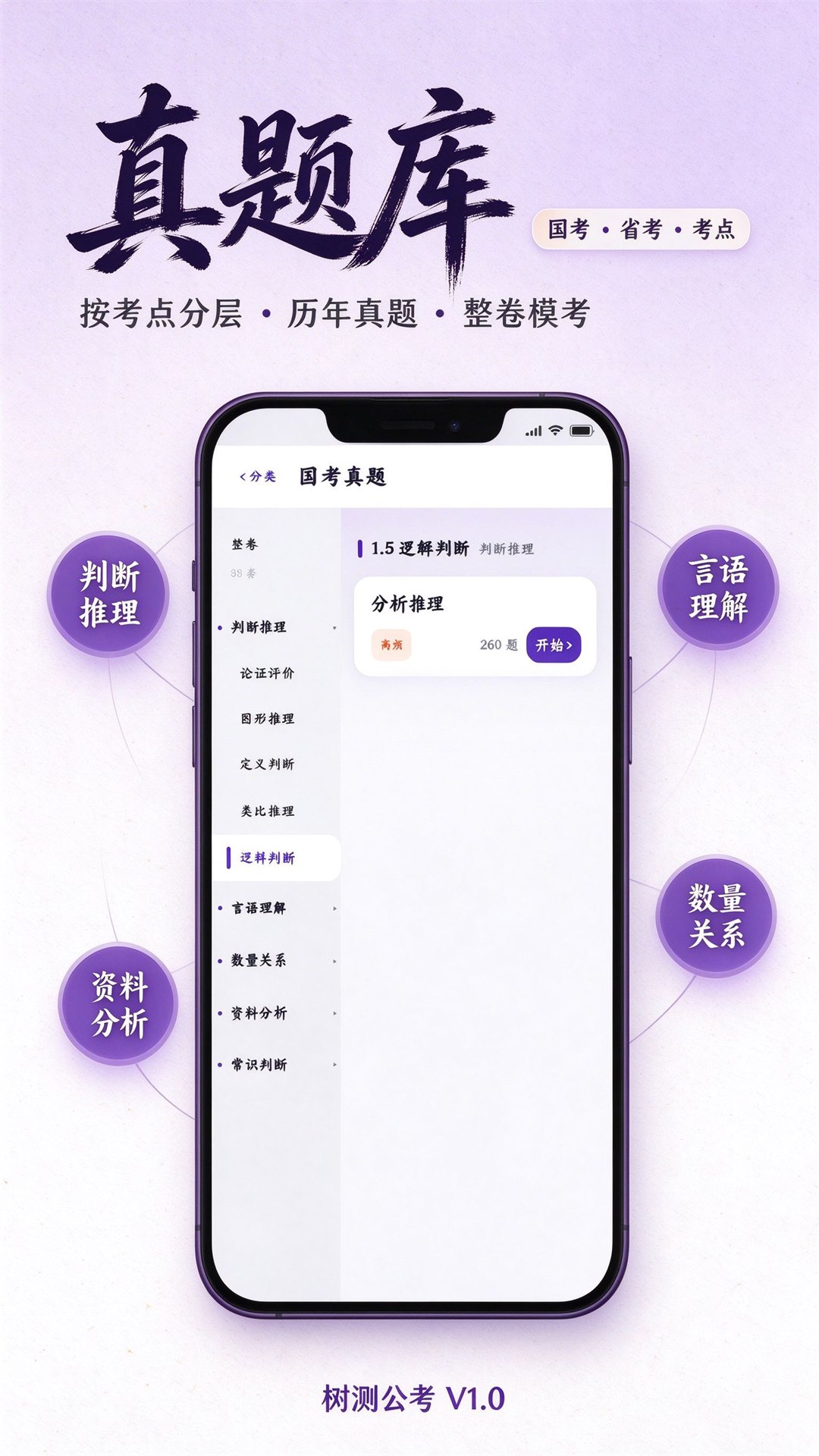 精彩截图-树测公考2026官方新版