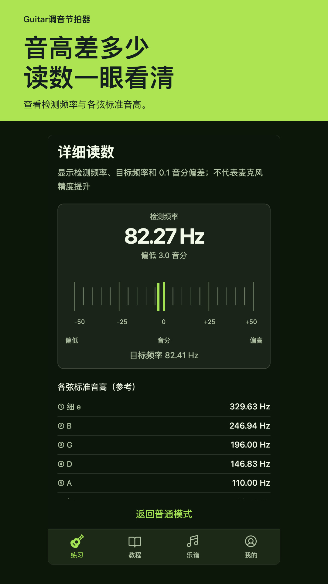 精彩截图-Guitar调音节拍器2026官方新版